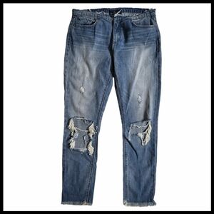 Lucky Brand Charlie Women's Skinny Faded Distressed Jeans Size 4